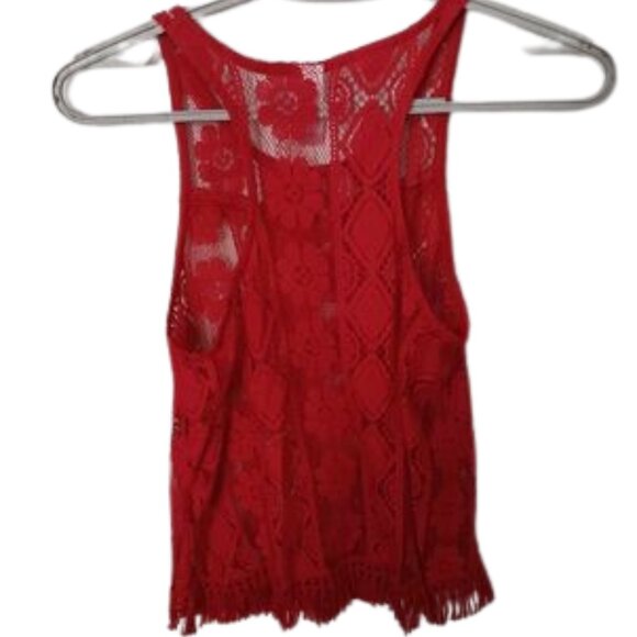 No Boundaries Fringe Tank Size Small 3/5 - Picture 4 of 10